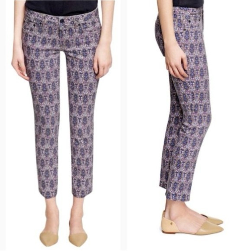 Tory Burch Alexa Cropped Skinny EUC $225 size 30